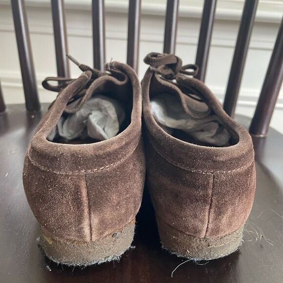 Clarks Original Wallabies Brown Suede $150 Womens 7 - Picture 5 of 8